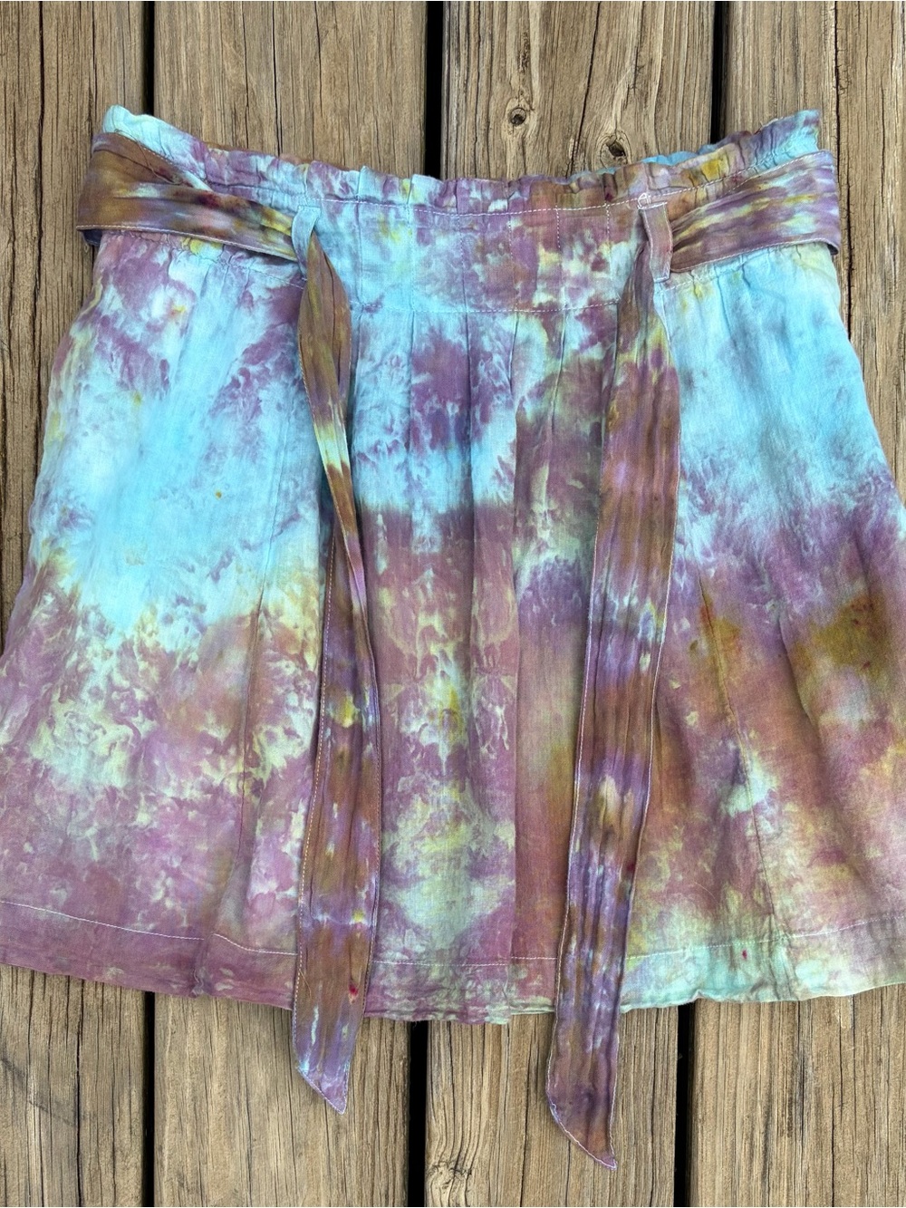 Old Navy Pastel Ice Dyed Mini Skirt